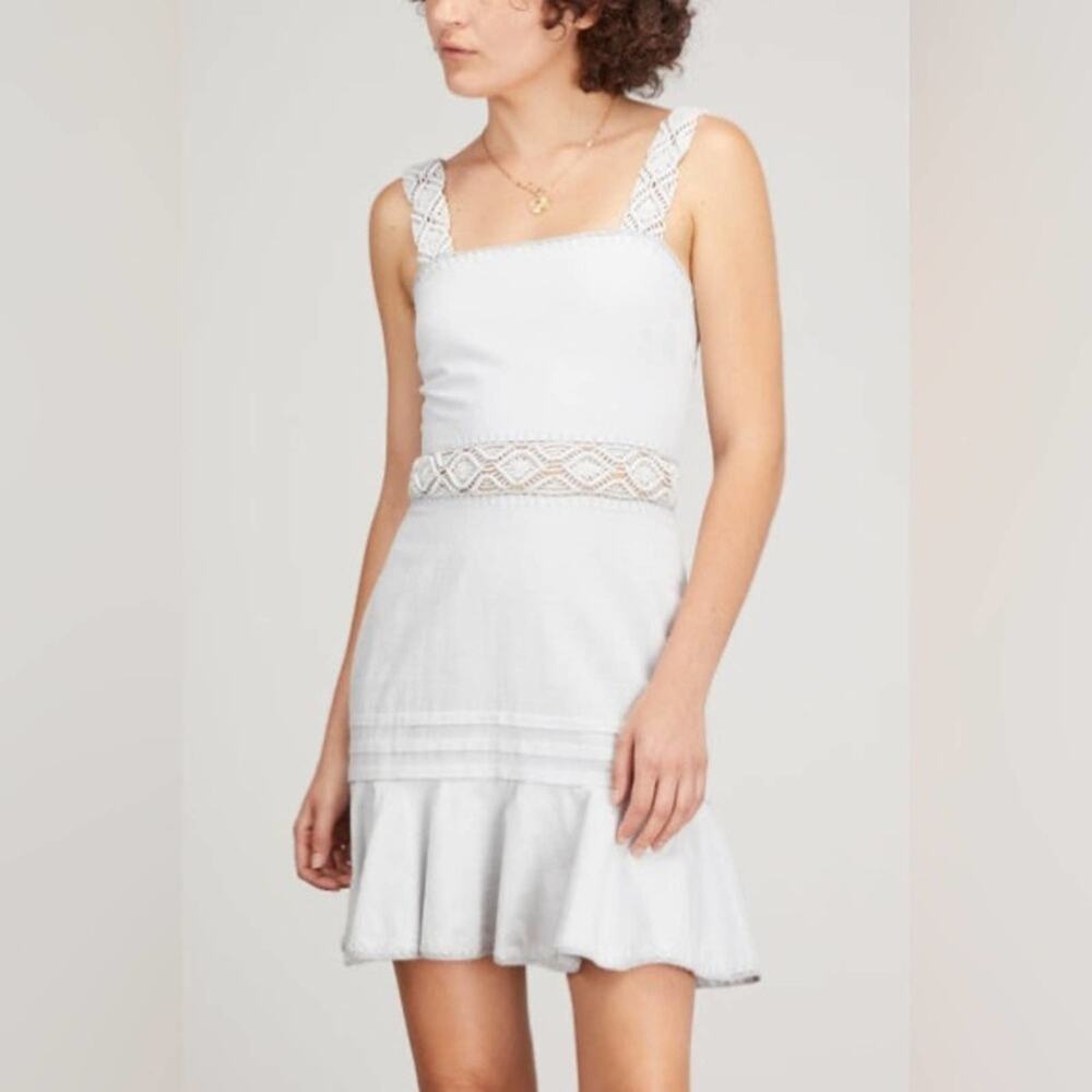 Jonathan Simkhai Flora Macrame Strap Mini Dress C… - image 2